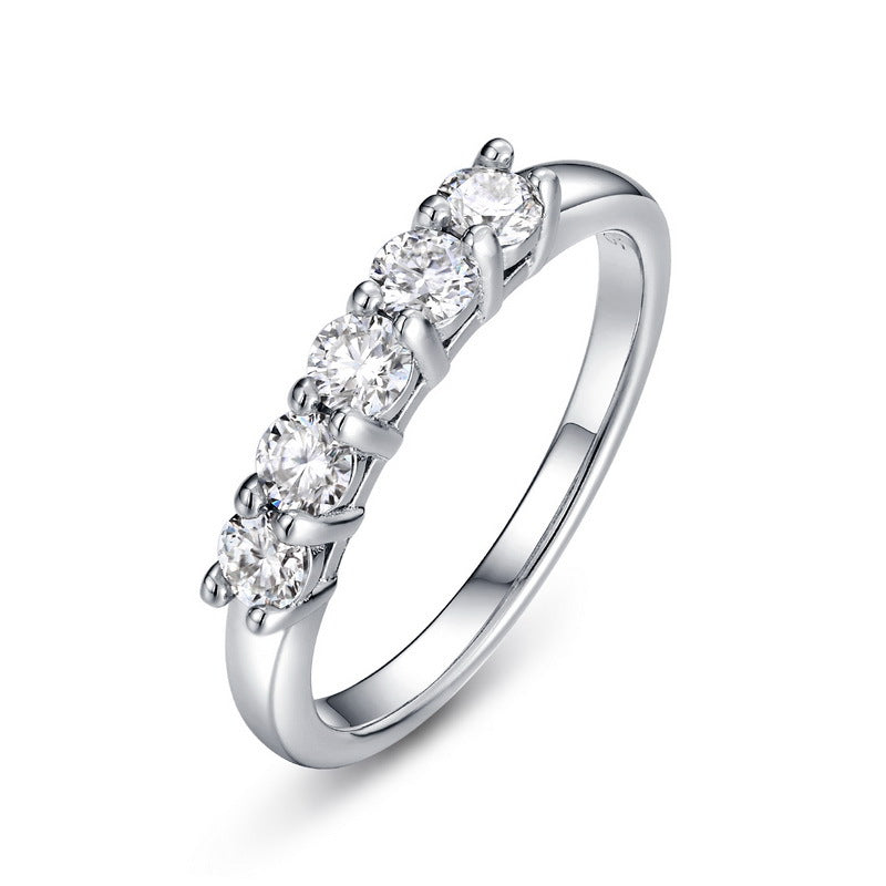 Moissanite Tanabata Vacker Dam Ring