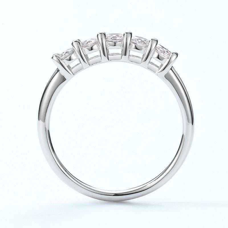 Moissanite Tanabata Vacker Dam Ring