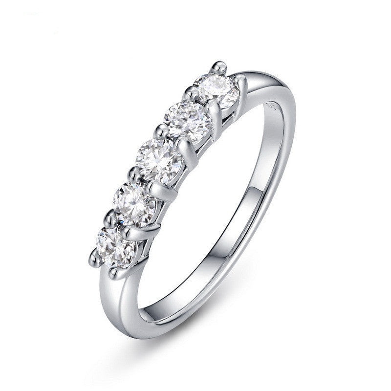 Moissanite Tanabata Vacker Dam Ring