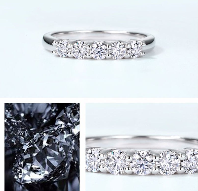 Moissanite Tanabata Vacker Dam Ring