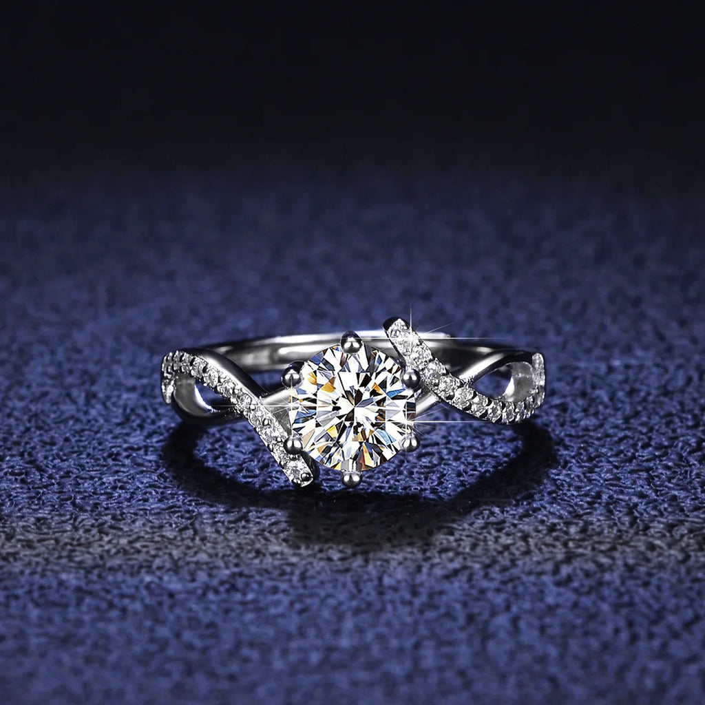 Sterling Silver Six Claw Ring