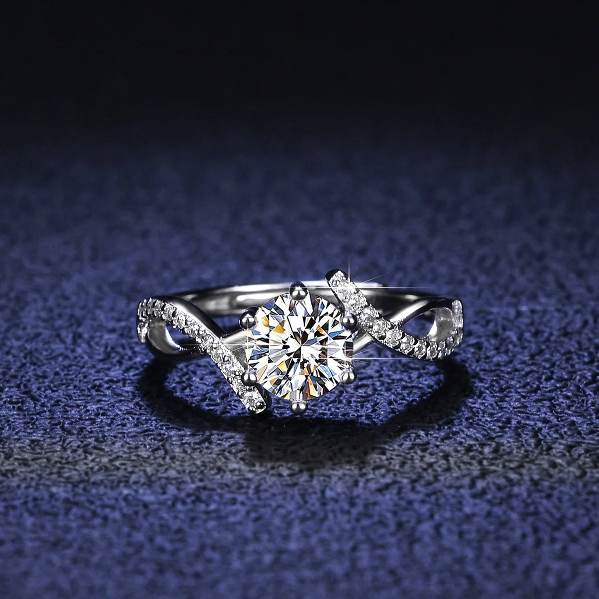 Sterling Silver Six Claw Ring
