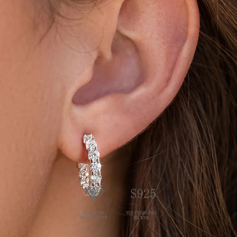 Moissanite Earring
