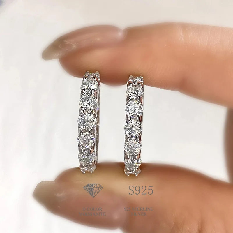 Moissanite Earring