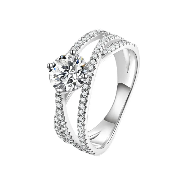 Luxury Moissanite Iced out Ring
