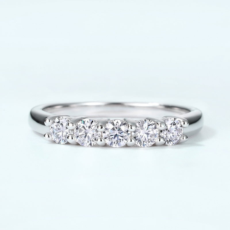 Moissanite Tanabata Vacker Dam Ring