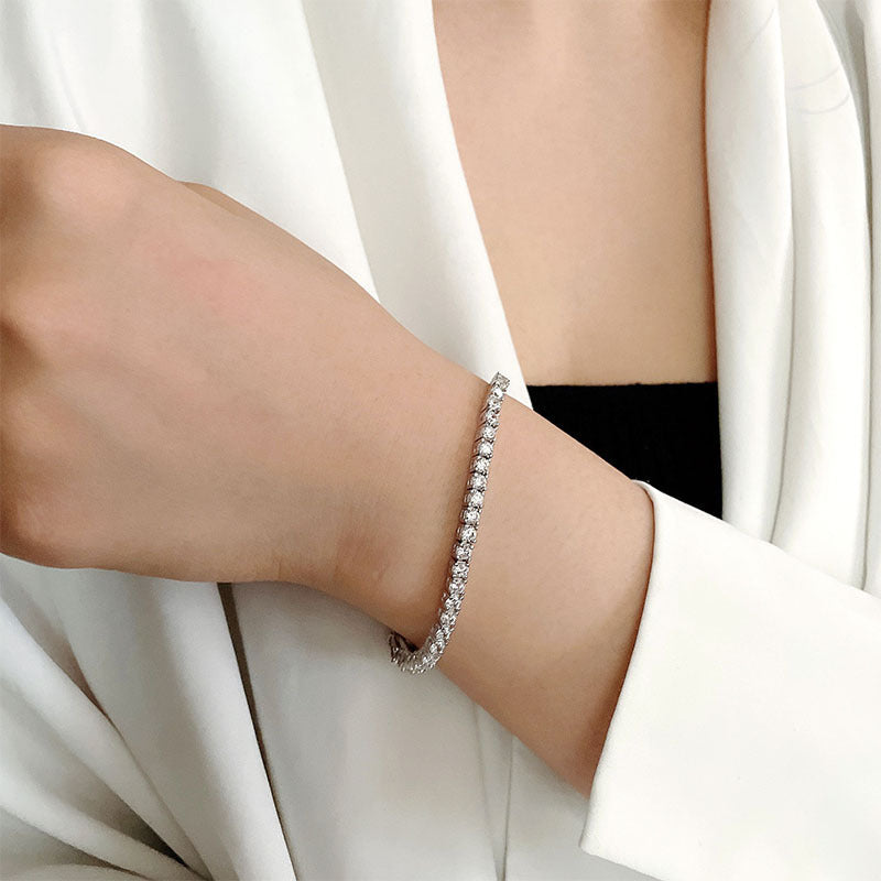 Tennisarmband S925 Silver Moissanite