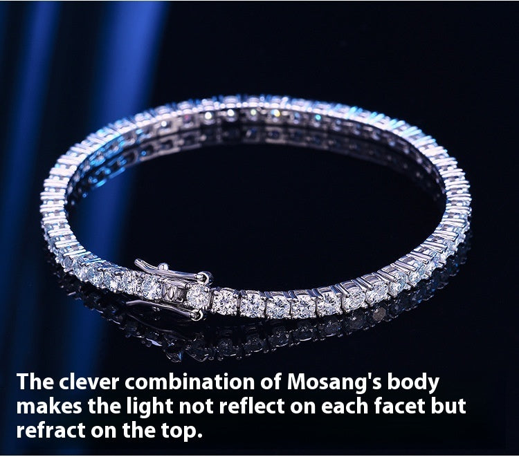 Tennisarmband S925 Silver Moissanite