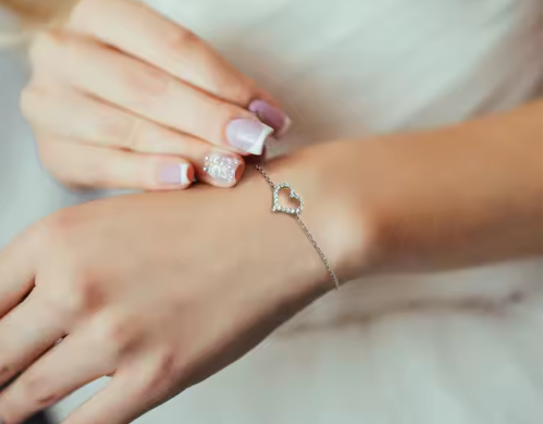 Hjärtformat Lyxhänge – 925 Sterling Silver med Glittrande Moissanit