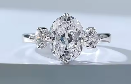 2 Ct Moissanite Solitärring i 925 Sterling Silver – Klassisk Lyx