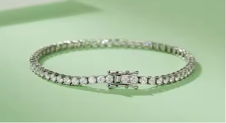 Tennisarmband – 925 Sterling Silver | Herr & Dam"iced out"
